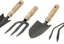 Kits d&rsquo;outils de Jardinage, Ensemble de 4 Outils de Jardinage pour Balcon, Lot de 4 Outils de Jardinage – Composé de : 1 Pelle à terreau, 1 Transplantoir, 1 Râteau à Fleurs, 1 Fourche – Le détail qui change tout au quotidien