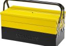 STANLEY 1-94-738 94-738 Boîte métal 5 Tiroirs – Grand Volume de Rangement -deux Poignées Articulées – Système Anti Pince-Doigt – Dimensions: 46 x 20,8 x 20,8 – Le détail qui change tout au quotidien