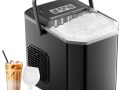 Machine à Glaçons, 12kg en 24h, 9 Glaçons en 6-8 Minutes, Machine a Glaçons avec Cuillère à Glace Réversible et Poignée de Transport, pour la Maison/Cuisine/Camping – Le détail qui change tout au quotidien