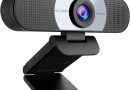 eMeet Webcam 1080P- Webcam C960 Full HD avec Double Microphone, Paramètres réglables, Grand Angle 90 ° avec Correction Automatique, Plug & Play, caméra de Streaming pour Linux, Win10, Mac, Youtube – Le détail qui change tout au quotidien