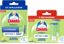 Canard WC Fresh Disc Fraîcheur Citron Vert – Nettoie à 360° – Nouvel Emballage 100% Carton – 1 Applicateur + 3 Recharges – Le détail qui change tout au quotidien
