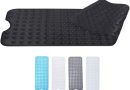 Zuvo Tapis de Bain Antidérapant | Extra Long 100 x 40 cm | Ventouses Puissantes & Anti-Moisissure | Lavable en Machine | Sécurisé pour Enfants & Seniors | Noir – Le détail qui change tout au quotidien