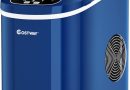GOPLUS Machine à Glaçons, 13 kg en 24 h, 2 Tailles de Glaçons Automatique Électrique Compact Portable 2,2 L, 9 Glaçons par 6-13 Min, 24 x 36 x 33 cm (Bleu) – Le détail qui change tout au quotidien