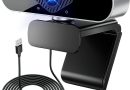 Yuio Webcam 1080P avec Microphone, Full HD Camera PC Grand Angle 90 ° 30fps, Web Cam USB Plug & Play pour Ordinateur Portable,Web Cam Linux Streaming Youtube Skype Appel Vidéo Zoom Vidéoconférence – Le détail qui change tout au quotidien
