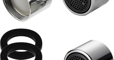 Mousseur Robinet M22, 3 Pièces Aérateur de robinet, Aerateur Robinet Economie Eau Avec Filtre en Acier Inoxydable pour Robinet Lavabo de Salle de Bain et Cuisine, Comprendre 3 Joints – Le détail qui change tout au quotidien