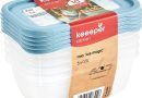 keeeper Lot de 5 Boîtes Congélation, Couvercle Réinscriptible, 5 x 500 ml, 15,5 x 10,5 x 6 cm, Mia Magic Ice, Nordic Blue – Le détail qui change tout au quotidien