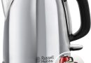 Russell Hobbs Bouilloire Electrique [Compacte] Victory (1 L, 2400W, Design Acier Brillant, Ebullition Rapide, Niveau d&rsquo;eau Visible, Marqueurs 1/2/3 tasses, Filtre Anticalcaire amovible) 24990-70 – Le détail qui change tout au quotidien