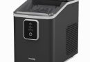 H.Koenig Machine à Glaçons KUB12-12kg en 24h, 2 tailles de Glaçons, Portable, Compacte, Silencieuse 1L, Glaçons Prêts en 6min, Pelle à Glaçons – Le détail qui change tout au quotidien
