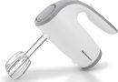 Elite Gourmet EHM-003X Batteur à main électrique, 5 vitesses, très puissant, blanc – Le détail qui change tout au quotidien