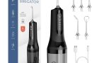 Hydropulseur Jet Dentaire, Irrigateur Oral Portable 260 ML avec 5 Buses et 4 Modes, USB Rechargeable Étanche IPX7, Portable Water Flosser Pour La Maison et Les Voyages. Noir – Le détail qui change tout au quotidien