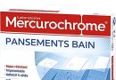MERCUROCHROME – Pansements bain aqua-résistant – Imperméables à l&rsquo;Eau – Boîte de 16 pansements – 3 Formats Différents – Ultra-fins et Transparents – Ne colle pas à la plaie – Le détail qui change tout au quotidien