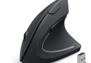 Anker Souris Ergonomique Verticale USB sans Fil 2.4G avec 3 Niveaux DPI Ajustables 800/1200 / 1600 et 5 Contrôles Latéraux – Le détail qui change tout au quotidien