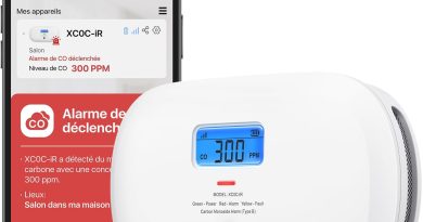 X-Sense Détecteur de Monoxyde de Carbone Connecté, Détecteur de Monoxyde de Carbone Intelligent avec Affichage Numérique LCD, Détecteur de Monoxyde de CO Portable à Emporter Partout, XC0C-iR, Lot de 1 – Le détail qui change tout au quotidien