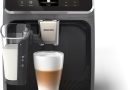 Philips Machine à Expresso Entièrement Automatique 5500 Series – 20 Boissons Chaudes et Glacées, Carafe à Lait LatteGo Facile à Nettoyer, SilentBrew 40% plus Silencieuse, QuickStart, Gris (EP5544/50) – Le détail qui change tout au quotidien