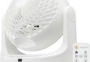 Iris Ohyama Woozoo, Ventilateur de Table, 23㎡, Ventilateur de Bureau, Blanc, 3 Vitesses, Télécommande, Minuterie 4H, Silencieux, Oscillation, pour Chambre, Salon, Petit, Puissant, PCF-MKC18 – Le détail qui change tout au quotidien