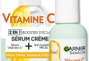 GARNIER Skin Active – Sérum Crème Booster D&rsquo;Éclat 2-En-1 – Hydratation 72h & Éclat – FPS 25 – Vitamine C & Agrumes – Vegan & Cruelty Free – Peaux Ternes En Manque D&rsquo;Éclat – 50 ml – Le détail qui change tout au quotidien