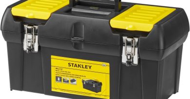 Stanley 1-92-066 Caisse À Outils 494 x 263 x 250mm Cadenassable – 2 Organiseurs Sur Le Couvercle – Porte-Outils Amovible Intégré – Attaches métalliques Anti-Corrosion Multicolore – Le détail qui change tout au quotidien