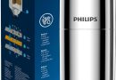Philips Water Filtre de douche avec 1 cartouche, compatible avec tous les tuyaux et robinets standards, réduit le CHLORE jusqu’à 99%, CHROME, capacité de filtration de 50.000 L – Le détail qui change tout au quotidien