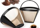Filtre à Café Réutilisable, Taille 4 Filtre Cafetiere en Acier Doré Filtre Café Permanent Filtre, 100 Mailles Filtre Cafe pour 8 à 12 Tasses, Camping Domicile – Le détail qui change tout au quotidien