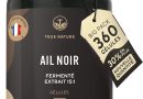 Ail Noir Fermenté – 22500mg/jour, extra concentré (15:1) – 360 Gélules, Vegan – Immunité, Santé Cardiaque & Circulation Sanguine – S-Allylcystéine – Sans: Additifs, Gluten&Lactose – TRUE NATURE – Le détail qui change tout au quotidien