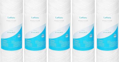 Cartouche de filtre à eau pour sédiments enroulés de 20 micron, paquet de 5, pour filtration de sédiments dans toute la maison de 10 pouces x 2,5 pouces – Le détail qui change tout au quotidien