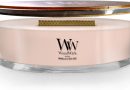 WoodWick Ellipse bougie parfumée avec mèche Hearthwick, Vanille & Sel marin – Le détail qui change tout au quotidien