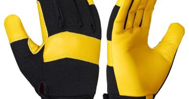 WESTWOOD FOX Gants de travail de jardinage résistants aux épines en cuir souple et robuste pour mécanicien, dextérité, gants de construction respirants pour homme et femme (Jaune, M) – Le détail qui change tout au quotidien