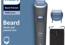 Philips Tondeuse à barbe série 3000 – Lames angles arrondis, 20 hauteurs de coupe réglables, Sabot Lift & Trim, 100% étanche, Indicateur d’autonomie, Pochette souple, Recharge USB, Modèle BT3619/15 – Le détail qui change tout au quotidien