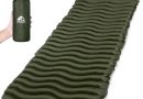 Unigear Matelas gonflable de camping ultra léger imperméable et antidérapant, vert foncé – Le détail qui change tout au quotidien