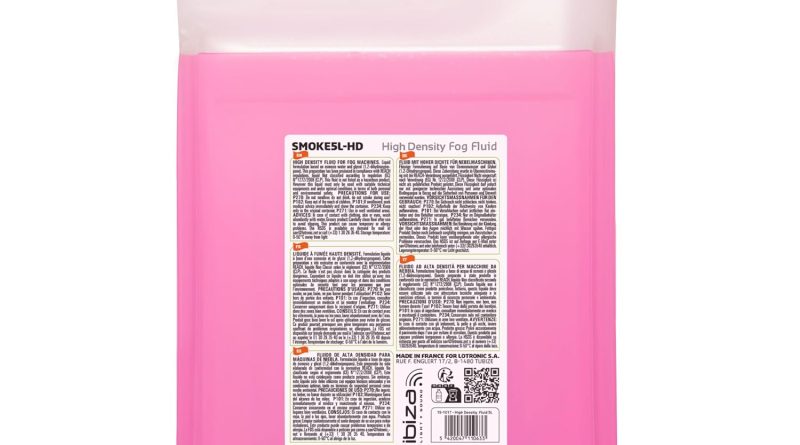 Ibiza – SMOKE5L-HD – Liquide pour machine à fumée à haute densité – 5 litres – Le détail qui change tout au quotidien