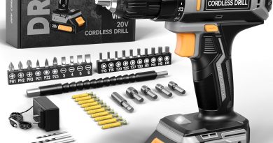 Perceuse Visseuse Sans Fil, 20V Visseuse Devisseuse Sans Fil, 25+1 Réglages de Couple, Perceuse-visseuse Max 42Nm Visseuse, LED, jeu de 56 Accessoires pour l&rsquo;Entretien et le Bricolage, Gris – Le détail qui change tout au quotidien