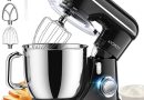 Robot Pâtissier, 10 Vitesses Robot de Cuisine, Robot patisserie Multifonction 4,5L, Robot Pétrin Professionnel, Petrin a Pain, Bol d&rsquo;Acier Inoxydable, avec Fouet, Batteur, Crochet – Le détail qui change tout au quotidien