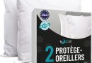 Protege Oreiller 65×65 Lot de 2 Made in EU et Oeko-TEX Dreamzie – Taie Oreiller 65×65 Anti Acarien et Anti Punaise de Lit – Le détail qui change tout au quotidien