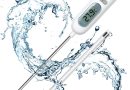 Thermomètre de Cuisson, Sonde de Cuisson 141mm Longue Thermometre Cuisine Alimentaire Thermomètre Digital pour Barbecue Patisserie Viande Sucre Liquides – Le détail qui change tout au quotidien