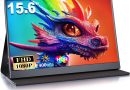 Ecran Portable, 15.6 Pouces, Moniteur Portable IPS 1080P FHD avec Mini HDMI USB C, Écran Monitor de Jeu Eye Care, pour Ordinateur Portable, PS5, Mac, Xbox – Le détail qui change tout au quotidien