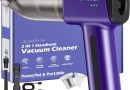 Aspirateur Voiture Puissant sans Fil | 28000Pa Mini Aspirateur à Main sans Fil Ultra-Puissant Maison Animaux USB-C (Violet Foncé) – Le détail qui change tout au quotidien