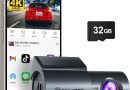 REDTIGER 4K Dashcam Voiture Avant, Dash Cam Antivol avec Vision Nocturne, WDR, Enregistrement en Boucle, WiFi, Installation en Deux Étapes, Carte 32 Go Incluse, Prend en Charge Jusqu&rsquo;à 256 Go（F11） – Le détail qui change tout au quotidien