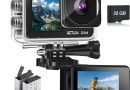 Camera Sport FHD 1080P Caméra sous Marine étanche jusqu&rsquo;à 40 m, Camera Moto Double écran avec 2 Batteries Rechargeables de 1050 mAh et kit d&rsquo;accessoires(N300 avec 32 Go) – Le détail qui change tout au quotidien
