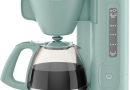 Moulinex Cafetière filtre, 10 à 15 tasses, 1.25 L, Porte-filtre pivotant, Système anti-gouttes, Maintien au chaud, Morning, Eucalyptus, FG2M1310 – Le détail qui change tout au quotidien