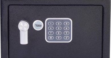 Yale Coffre-Fort Électronique – Small 8.6L – Serrure 100 000 Combinaisons, verrou électronique Code 3 à 8 Chiffres – Dimensions 20x31x20cm YSV/200/DB2 – Le détail qui change tout au quotidien