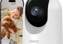 GNCC 2K 3MP Caméra Surveillance WiFi Interieur 360° Caméra Connectée Smartphone pour Bébé/Animaux Détection IA Audio bidirectionnel Alertes APP 2,4GHz Compatible Alexa – Le détail qui change tout au quotidien