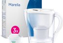 BRITA Carafe Filtrante Marella Blanche (2,4l) incl 3 cartouches filtrantes eau robinet MAXTRA PRO All-in-1 réduit PFAS,calcaire, chlore, certaines impuretés et métaux indicateur temporel éco-emballage – Le détail qui change tout au quotidien