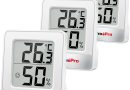 ThermoPro TP49-3 Petit Hygromètre Numérique Thermomètre Intérieur Thermomètre D&rsquo;ambiance Moniteur de Température et Humidimètre pour Le Confort du Bureau à Domicile Thermomètre de Reptile, 3 Pièces – Le détail qui change tout au quotidien