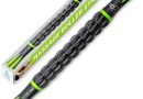 Cozlow Muscle Roller Stick – Noir Vert – Outil de massage corporel avec 9 rouleaux et poignées antidérapantes pour un massage des tissus profonds et une récupération musculaire maximale – Le détail qui change tout au quotidien