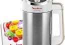 Moulinex Blender chauffant, 1000 W, Capacité 1.2 L, 5 programmes automatiques, Double paroi, Soupe, Velouté, Compote, Smoothie, Maintien au Chaud, Easy Soup silver LM841110 – Le détail qui change tout au quotidien