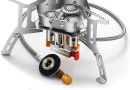 Odoland 6800W Réchaud de Camping, Réchaud Gaz de camping Portable, Allumage Piezo, Brûleur à Gaz Camping Pliable, Pour Randonnée, Camping, Pêche et Pique-nique – Le détail qui change tout au quotidien
