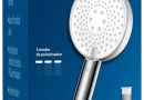 Philips Pommeau de douche avec filtre, élimine efficacement le chlore et les autres grosses particules, trois modes de pulvérisation, design améliorant la pression, capacité de filtration de 1 mois – Le détail qui change tout au quotidien