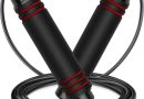 Blukar Corde à Sauter, Speed Jump Rope Réglable pour Hommes & Femmes, Roulements à Billes en Acier, Poignées Antidérapantes en Mousse, Câble en Acier pour Fitness, Crossfit, Sport, Boxe, GYM – Le détail qui change tout au quotidien