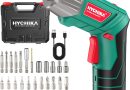 HYCHIKA Visseuse Sans Fil 6Nm, Visseuse Devisseuse sans Fil 2.0Ah 3.6V Avec 35 Accessoires, Lampe LED, Câble USB et Boîte de Rangement, Pour la Réparation et le Bricolage – Le détail qui change tout au quotidien