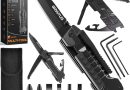 Cadeau Homme, Couteau Multifonction 17 en 1, bâtons d&rsquo;allumage, ouvre-bouteille, scie, tournevis, sifflet, brise-vitre et plus encore – Parfait pour le camping, l&rsquo;extérieur – Le détail qui change tout au quotidien